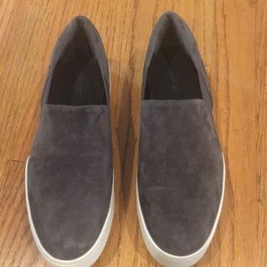 Vince Warren Suede Platform Skate Sneakers